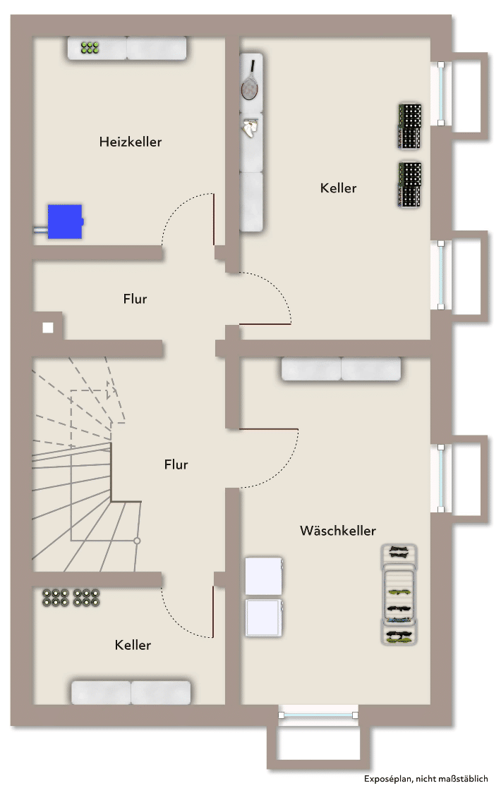 Sanierte Doppelhaushälfte 105qm Garage & Terrasse – Stieghorst – Bielefeld – Vorschaubild 3