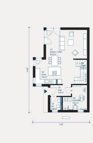 Moderne Architektur: DHH in Krefeld im Bauhausstil – 47802 Krefeld – Vorschaubild 5