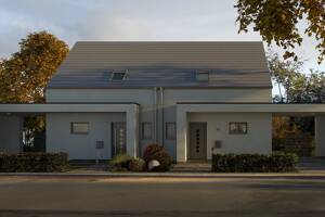 Individuell geplante Doppelhaushälfte in Erlangen - Energieeffizienz trifft modernes Wohnen