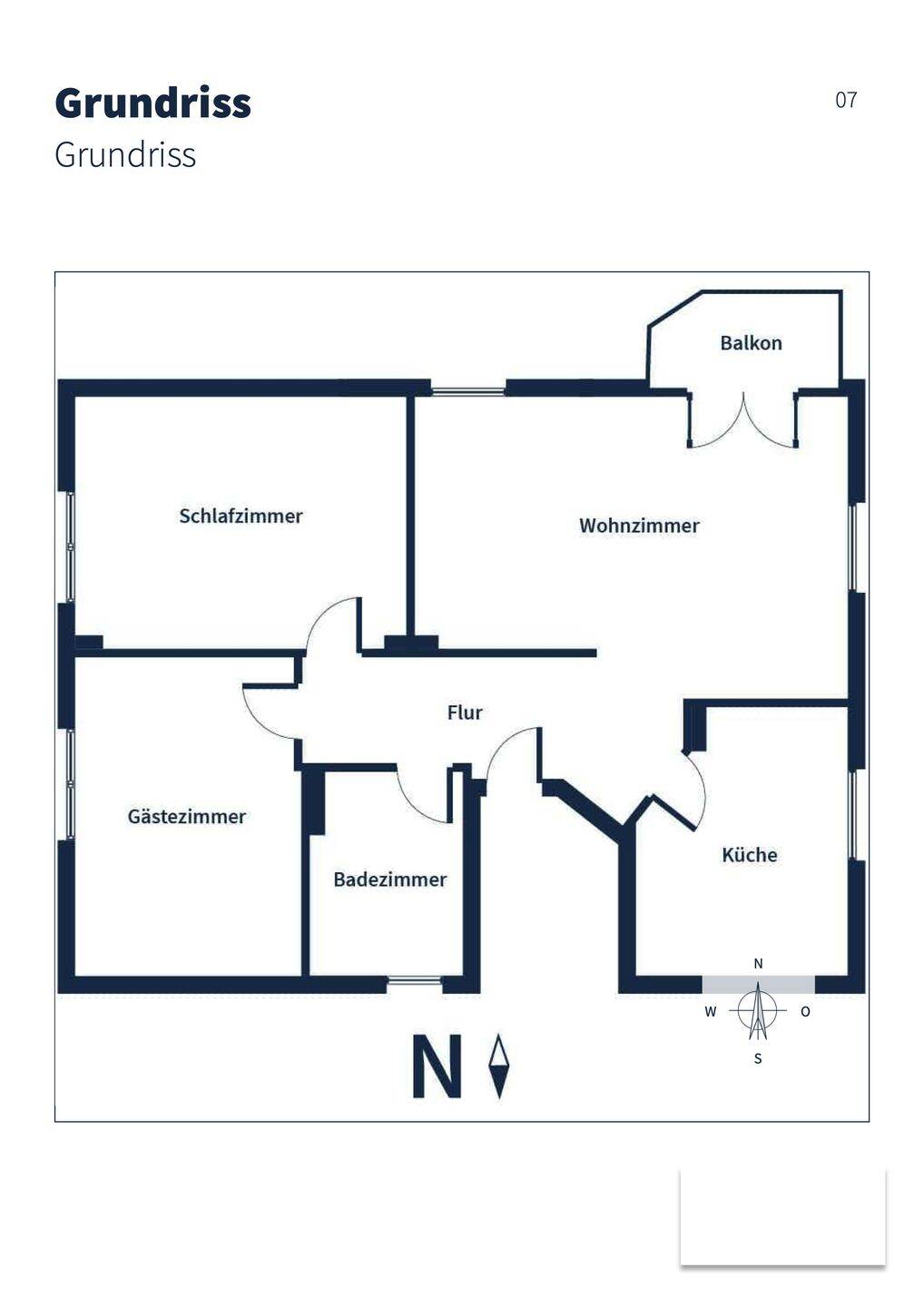 Attraktive 3-Zimmerwohnung mit EBK und Südbalkon zentral in Bad Nauheim – Bad Nauheim – Vorschaubild 7