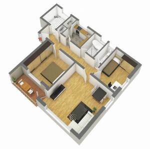 Vermietete 4-Zimmer-Wohnung in Bleckede - Kapitalanlage mit zwei Garagen – 21354 Bleckede – Vorschaubild 5