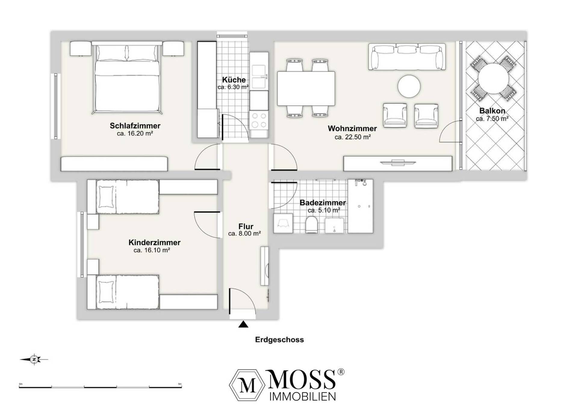 Etagenwohnung in 79111 Freiburg im Breisgau mit 77,7 m² kaufen