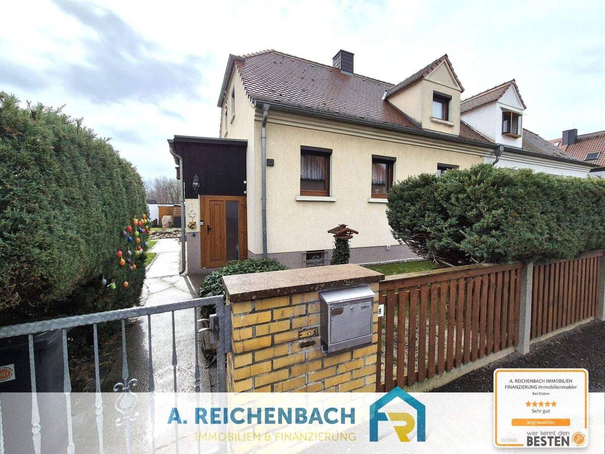 Doppelhaushälfte in ruhiger Siedlungslage in Leipzig-Portitz zu verkaufen! Ab mtl. 1.330,67 EUR! – 4349 Leipzig – Bild 1 von 9