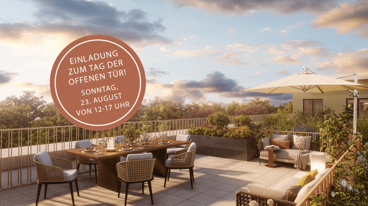 Auszeit auf der Dachterrasse: 2-Zimmer-Neubau-Wohnung! – 80995 München – Bild 1 von 8