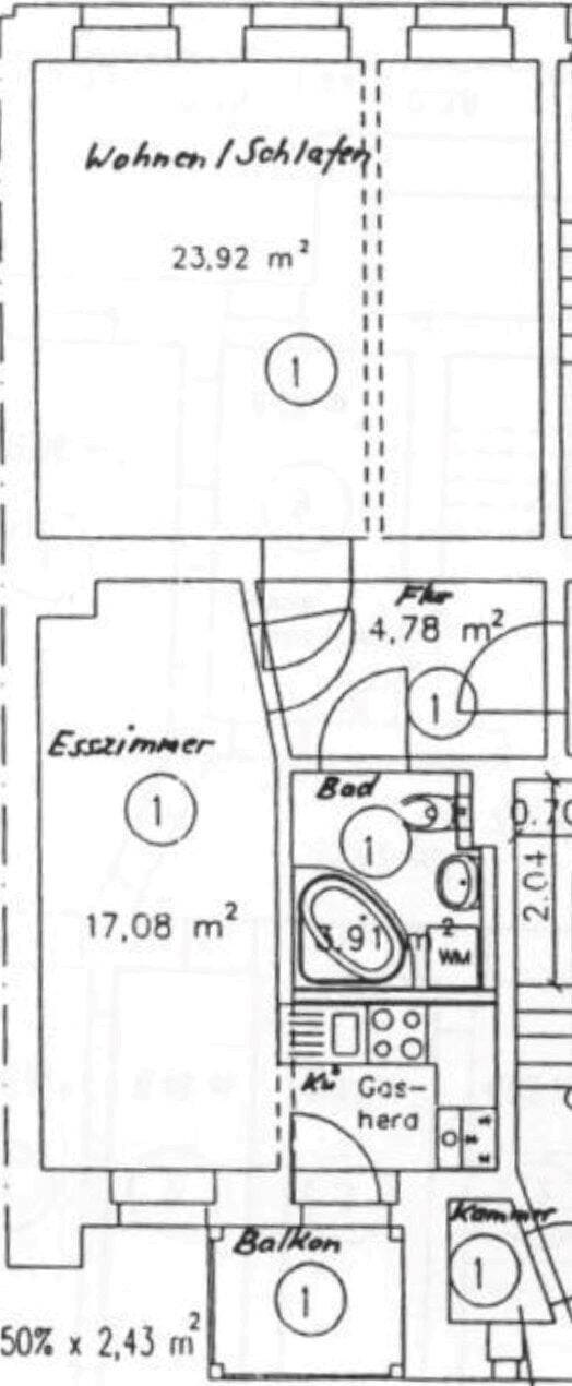 Renditeobjekt: Vermietete 2 Zimmer in Wahren - Laminat - Balkon - Auwald ums Eck – Leipzig – Vorschaubild 6