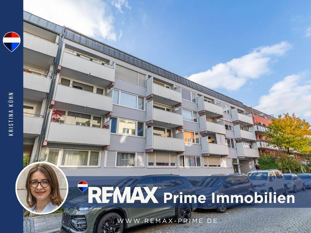 Stilvoll investieren mit fast 5% Rendite- vermietetes Apartment mit Westbalkon in Untersendling