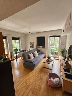 Schöne, geräumige 75m² Wohnung in MS- Wolbeck 2 Zi mit direktem Zugang zum Fluss "Angel"