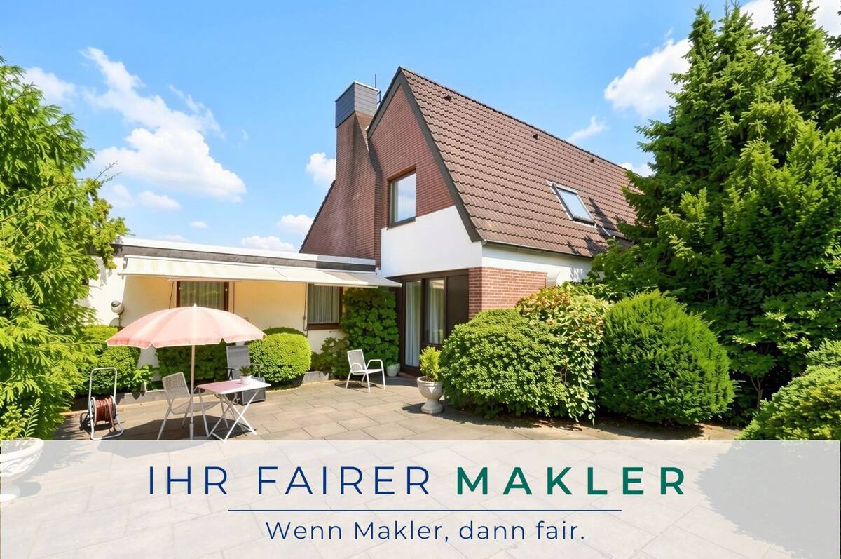 Großes Einfamilienhaus mit 2 Garagen und Carport in bester Lage von Bremen-Osterholz – 28327 Bremen – Bild 1 von 9