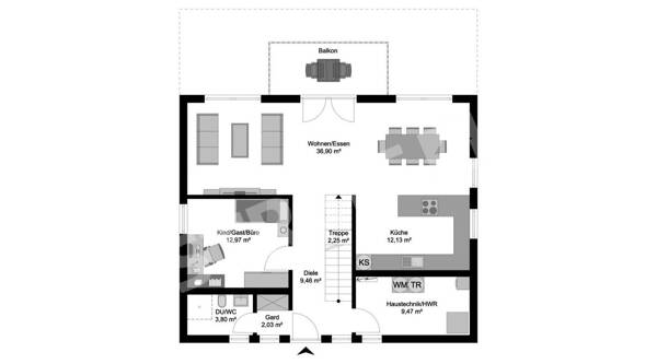 Haus in 66265 Heusweiler mit 186 m² kaufen