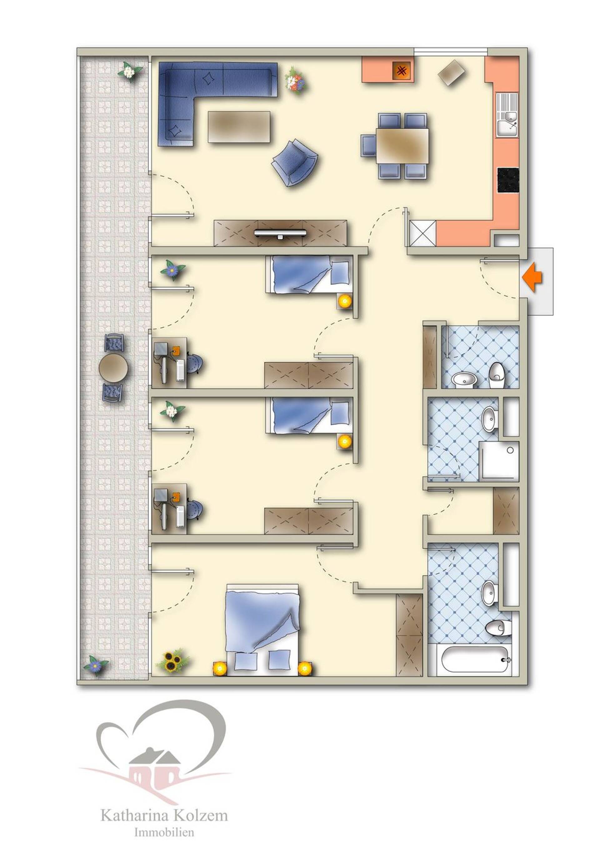 Erdgeschosswohnung in 50858 Köln mit 117 m² kaufen