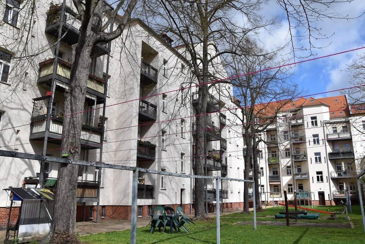Charmante 1-Raumwohnung mit Balkon zum Innenhof – 4157 Leipzig – Bild 1 von 3