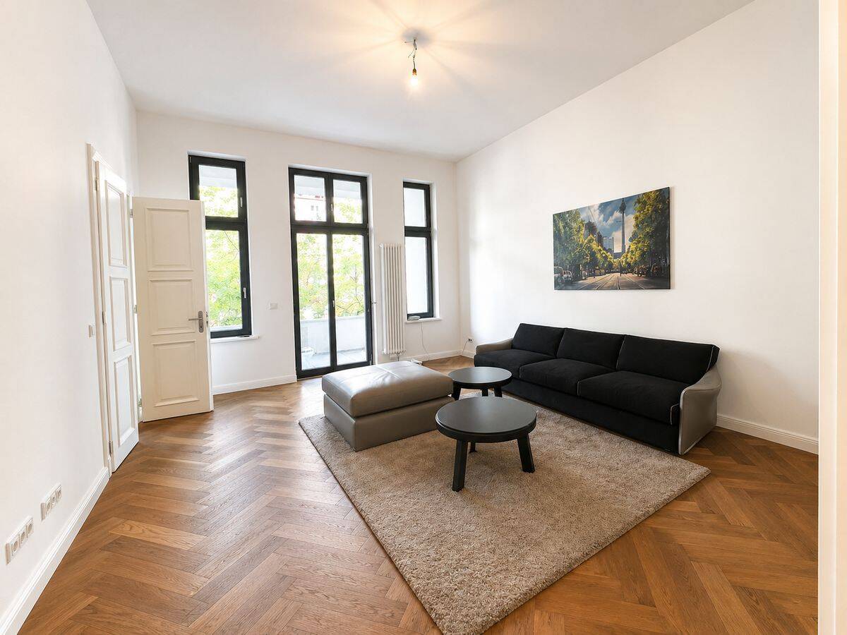 Erstbezug nach Sanierung: großzügige 4-Zimmer-Altbauwohnung mit Loggia und Aufzug in Kreuzberg – Berlin – Vorschaubild 2