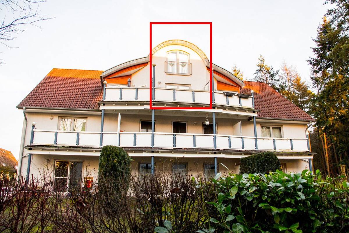 Ruhige 2-Zimmer Etagenwohnung mit Balkon, Keller und Autostellplatz in Neuenkirchen bei Soltau, 63qm – 29643 Neuenkirchen – Bild 1 von 7