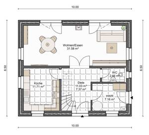 Geplanter Neubau - Einfamilienhaus in rückwärtiger Lage – 22457 Hamburg – Vorschaubild 4
