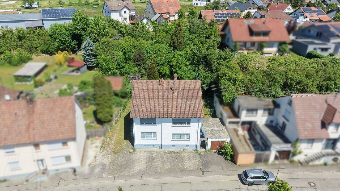 Großzügiges Zweifamilienhaus mit parkähnlichem Grundstück & Bauplatz – Scheer – Vorschaubild 3