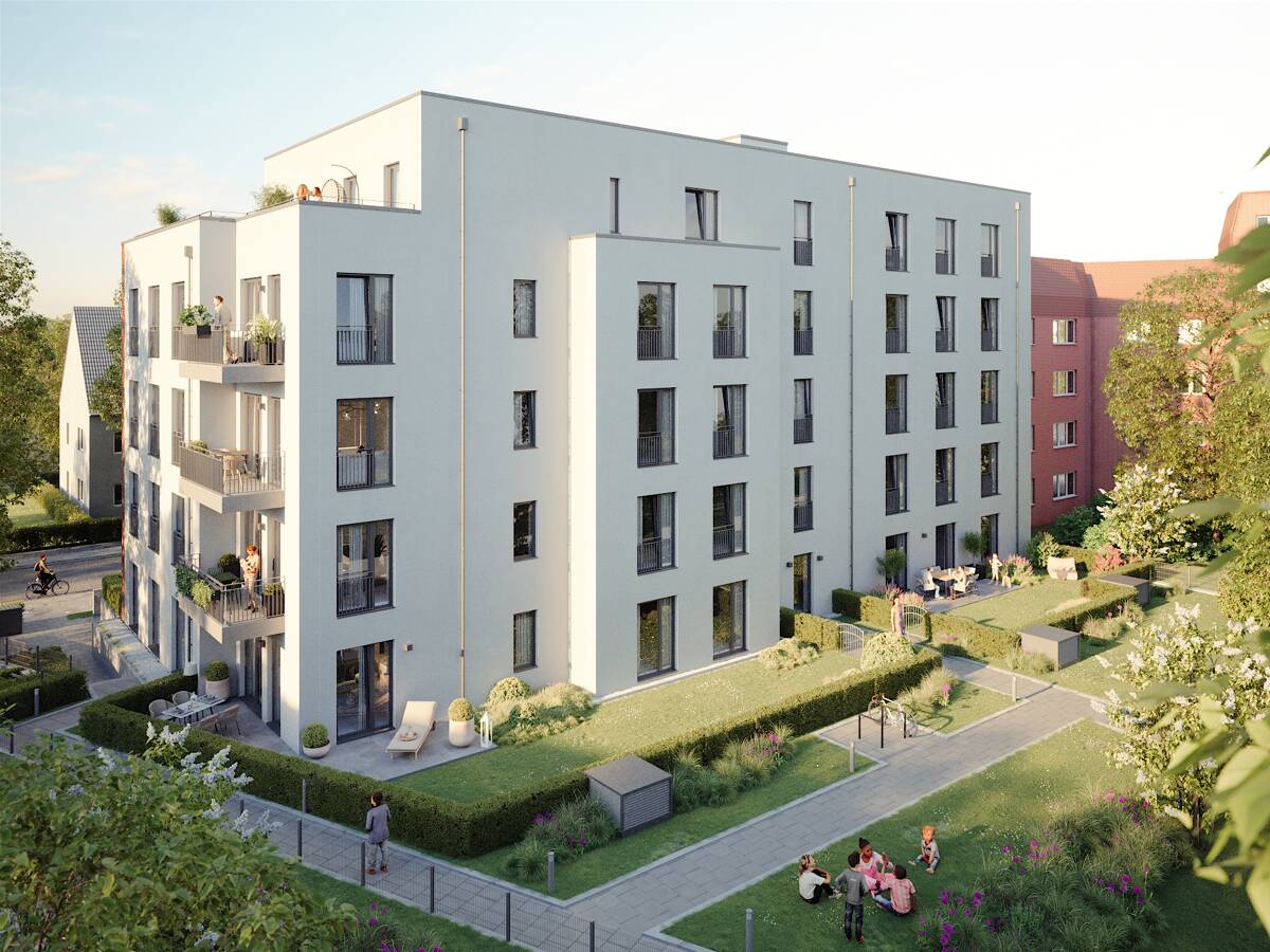 Moderne 3-Zimmer-Wohnung mit Terrasse in Hamburg Tonndorf – 22045 Hamburg – Bild 1 von 9