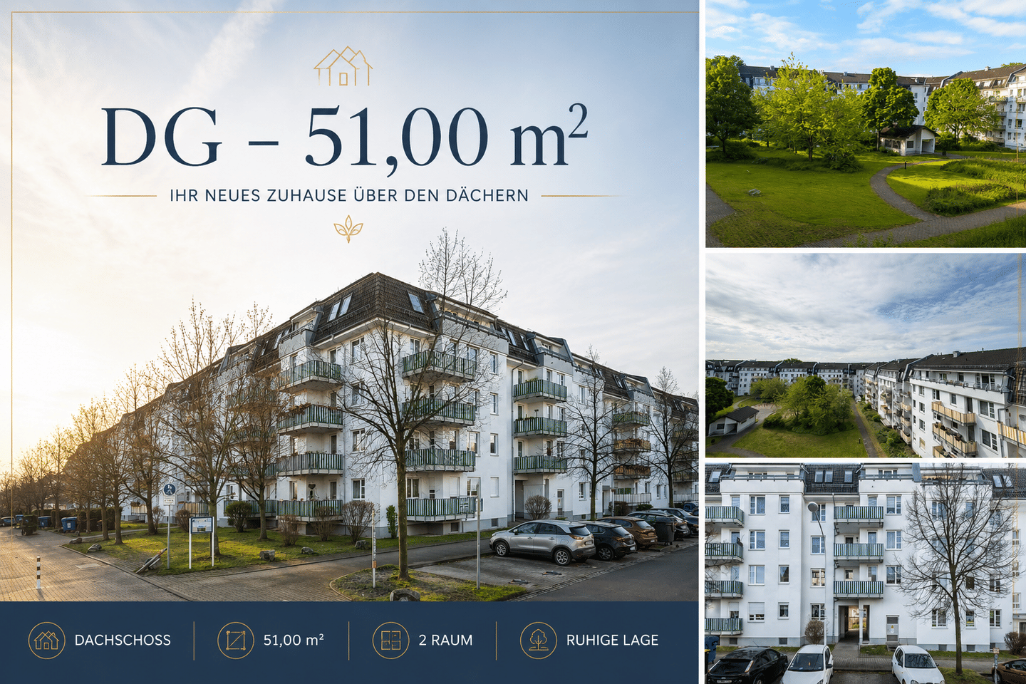 2-Raum Wohnung mit schönem Balkon – Chemnitz – Bild 1 von 9