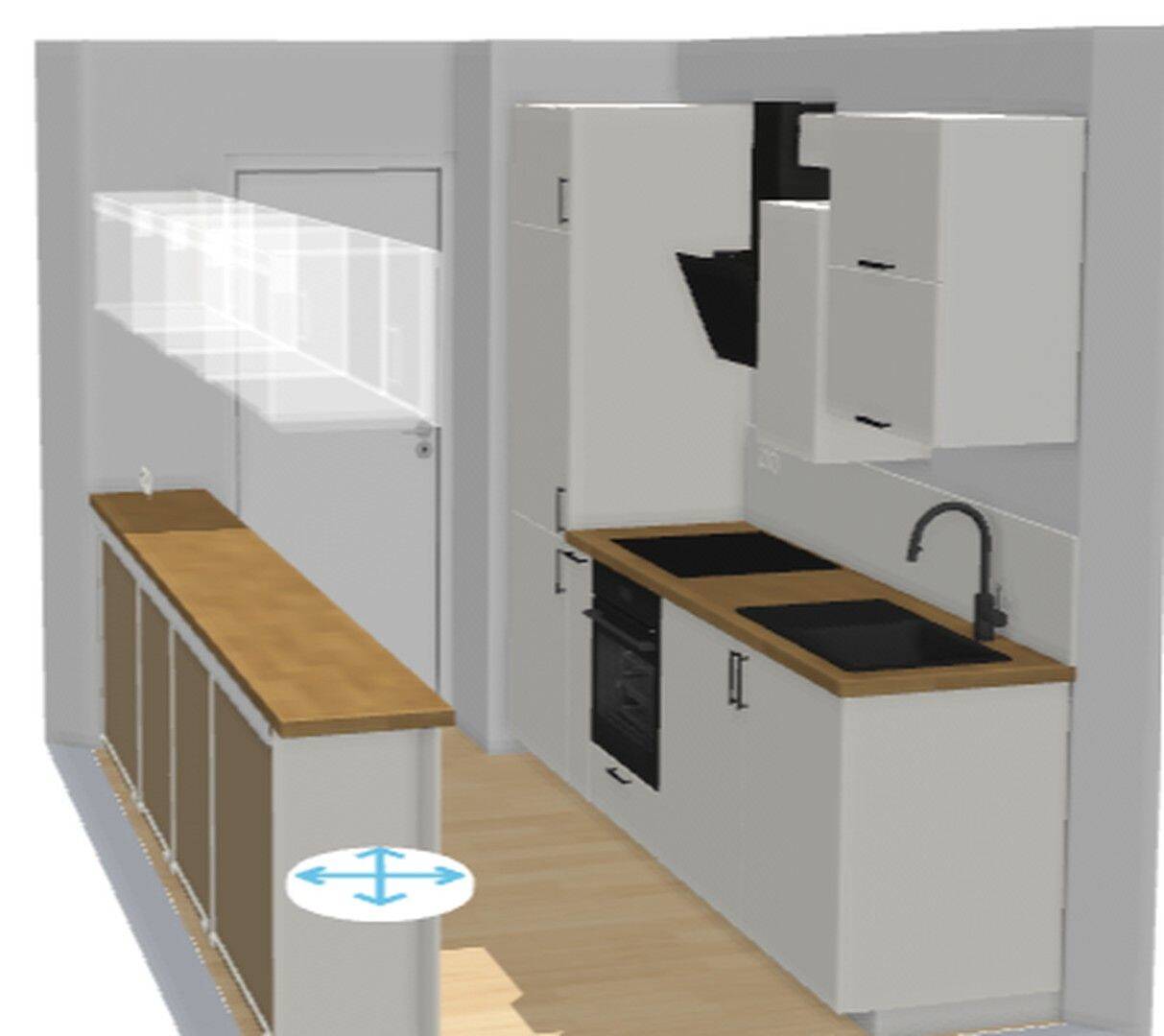 3-Zimmer-Wohnung (68 m²) mit Balkon und neuer Einbauküche in Nürnberg-Gibitzenhof zu vermieten – Nürnberg – Vorschaubild 6