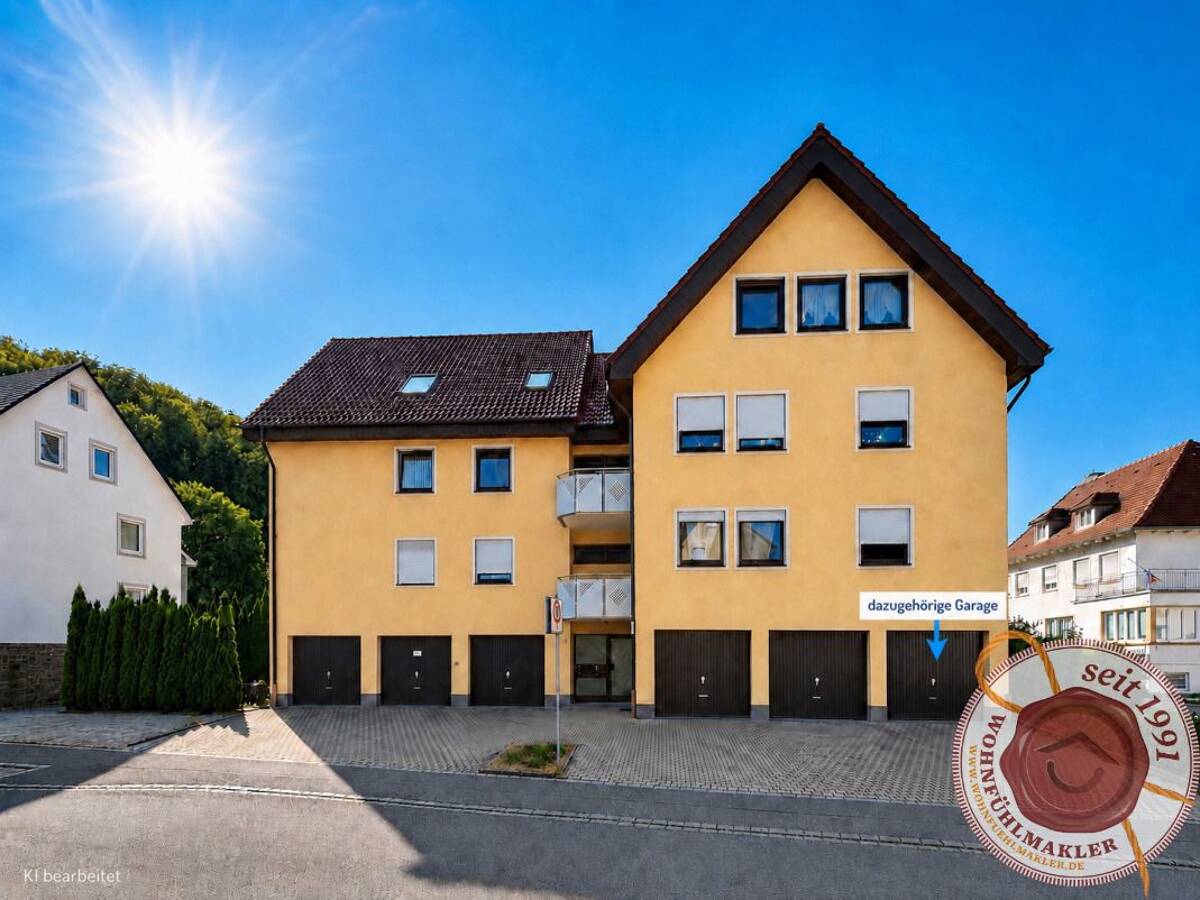 Wohnkomfort in Tailfingen - Balkon und Einzelgarage inklusive – 72461 Albstadt – Bild 1 von 9