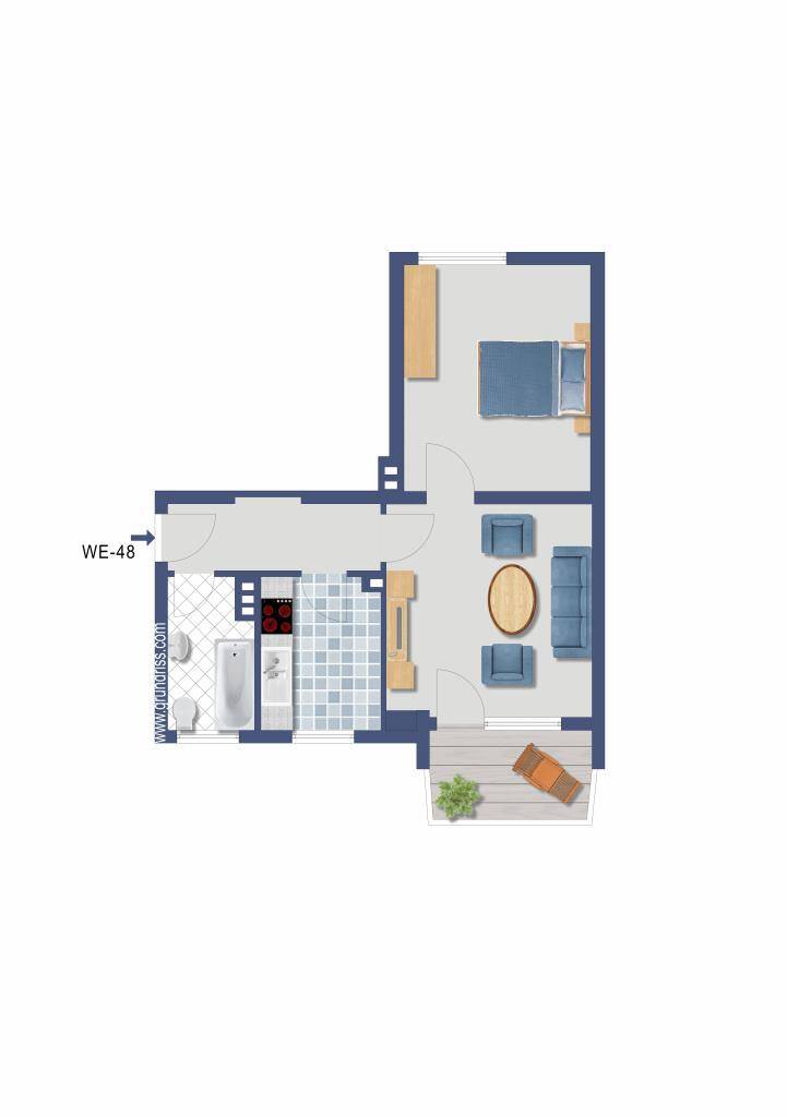 Zwei Zimmer, viele Möglichkeiten - mit Balkon – Dortmund – Vorschaubild 9