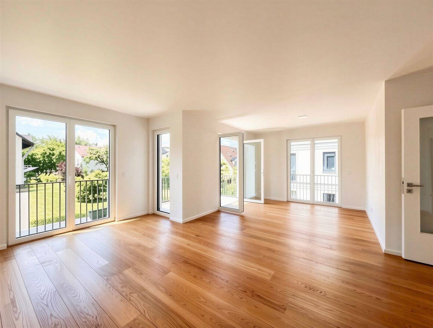 NEUBAU-3-Zimmerwohnung mit zwei Balkonen in schönster Wohnlage