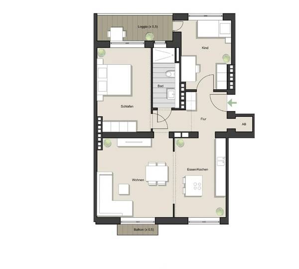 Etagenwohnung in 50677 Köln mit 81,67 m² kaufen
