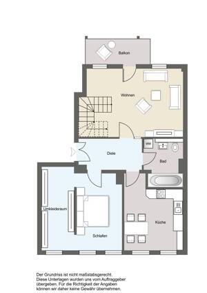 Großzügige Maisonette-Wohnung mit Balkon, Loggia und Lift – 4317 Leipzig – Vorschaubild 6