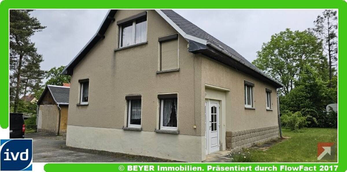 Entwicklungspotenzial im Grünen - Großes Grundstück mit Einfamilienhaus – 1465 Dresden – Bild 1 von 9