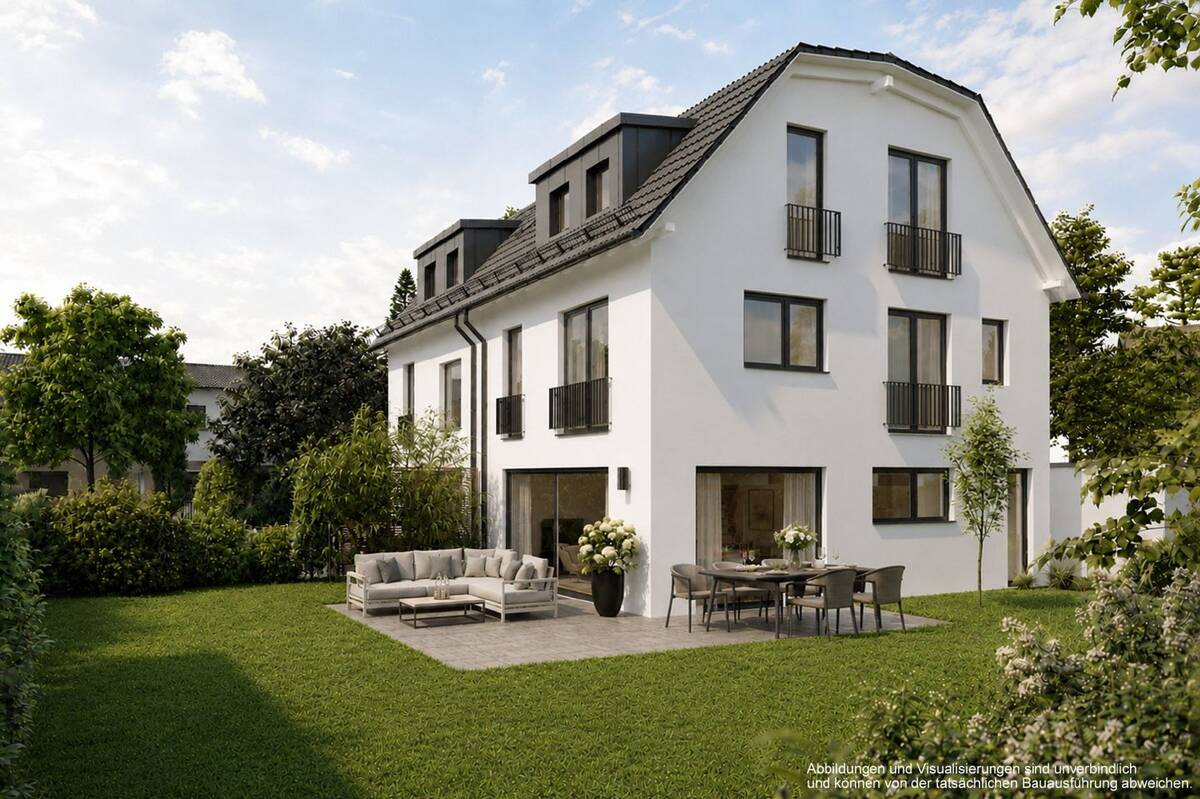 AIGNER - Familienglück im Neubau: Doppelhaushälfte mit Energieeffizienz A+ und Süd-/ Ostgarten – 81827 München – Bild 1 von 6