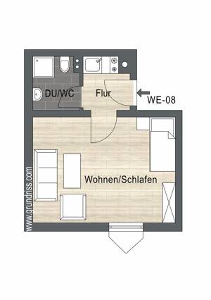 Charmantes Apartment - perfekt für den Start – 97078 Würzburg – Vorschaubild 6