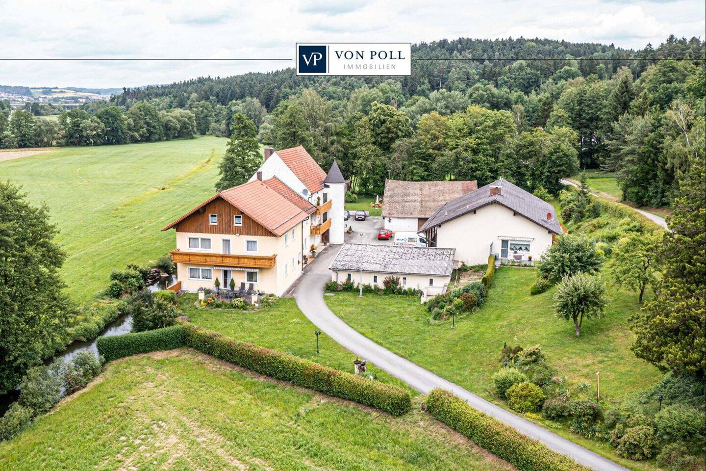Historische Mühlenanlage mit eigener Stromerzeugung, mehreren Wohngebäuden und attraktivem Ertragspotenzial – Arnschwang – Vorschaubild 2