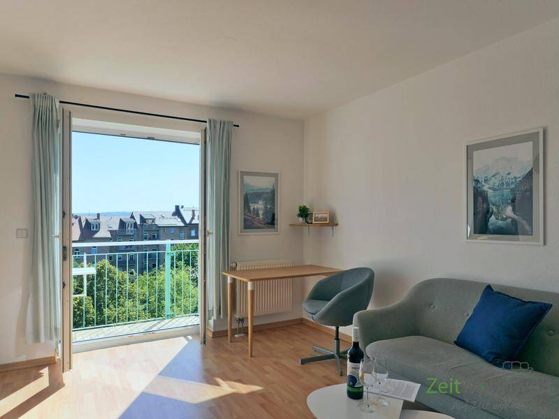 (EF1069_M) Erfurt: Andreasvorstadt, neu möbliertes Apartment mit Balkon in traumhaft ruhiger Citylage, Aufzug – Erfurt – Bild 1 von 9
