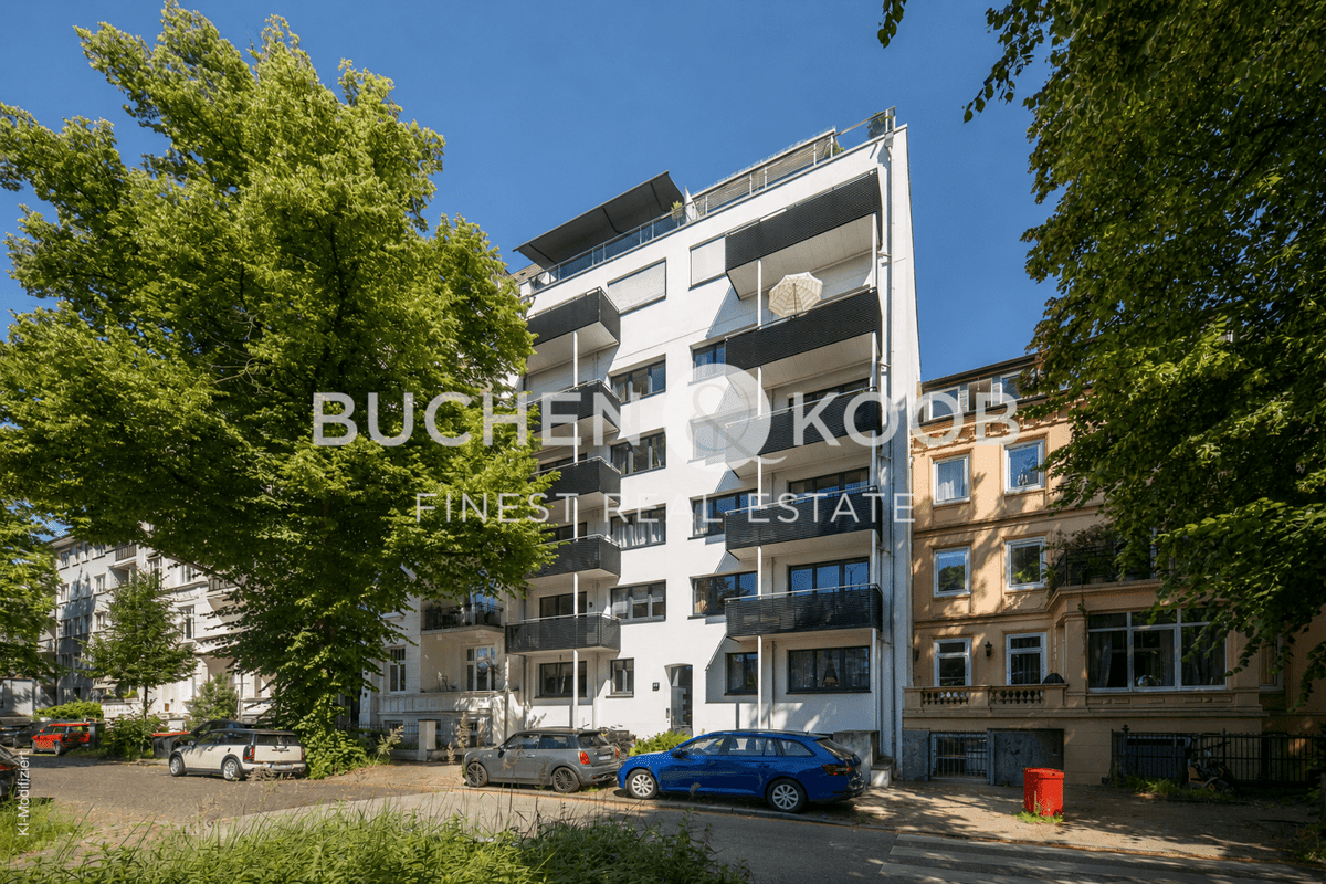 Moderne Eigentumswohnung mit weitläufigen Blickachsen in HH-Uhlenhorst – 22085 Hamburg – Bild 1 von 7