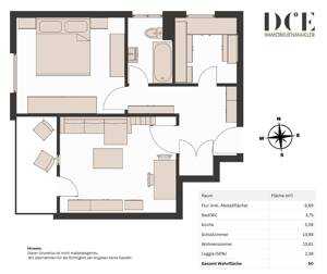 2-Zimmer-Wohnung mit Westloggia & nähe U-Bahn (U3) - Erbbaurecht – 80993 München – Vorschaubild 8