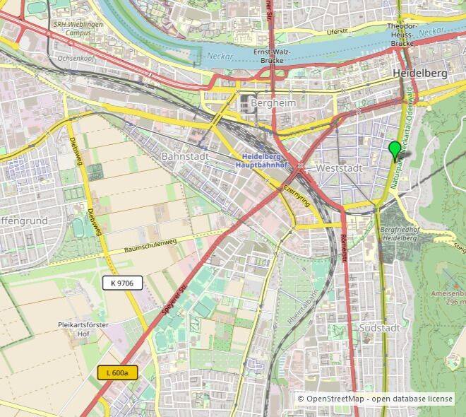 Heidelberg, Innenstadt 2 ZKB, vermietet, ruhig, Balkon, TG-StPl., KEINE Käufer-Prov. – Heidelberg – Vorschaubild 3