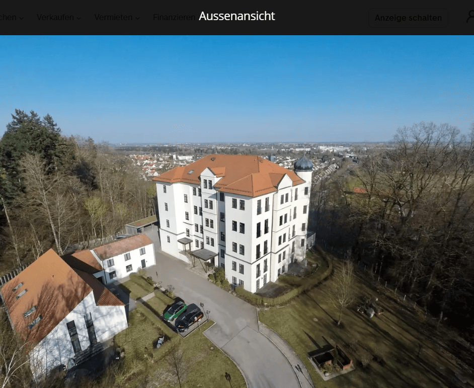 Wohnen in Schloss Straßberg bei Augsburg