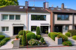 Naturnahes Leben: Reihenmittelhaus mit charmantem Garten am Stratenhof – 40629 Düsseldorf – Vorschaubild 1