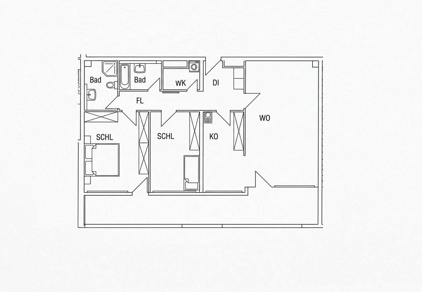 Altstadt: Drei Zimmerwohnung mit Top-Blick auf den Dom! – Mainz – Vorschaubild 9