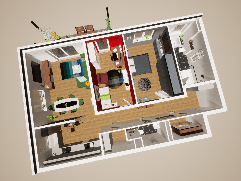 Zukunftssicher durch neuste Haustechnik - Erdgeschosswohnung mit Ost-Terrasse und tollem Garten – Wolfsburg – Vorschaubild 8