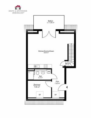 Wohnen auf zwei Ebenen: Stilvolle 4-Zimmer-Maisonette im Neubau – 22393 Hamburg – Vorschaubild 9