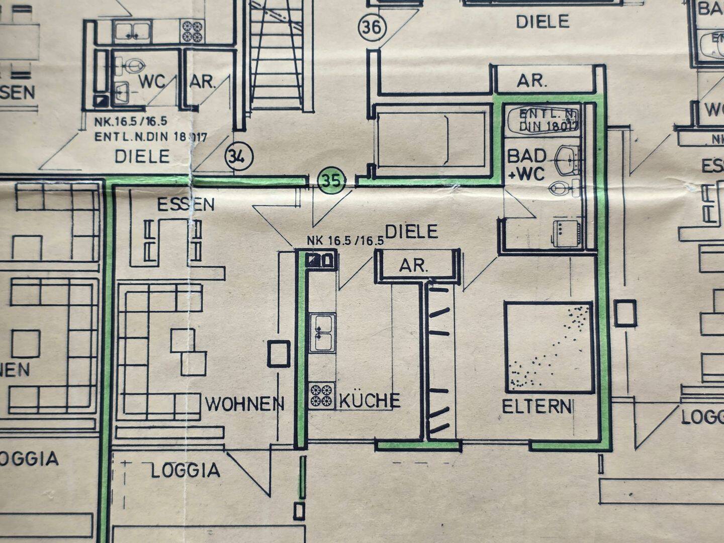 Gepflegte 2-Zimmer-Wohnung mit Loggia