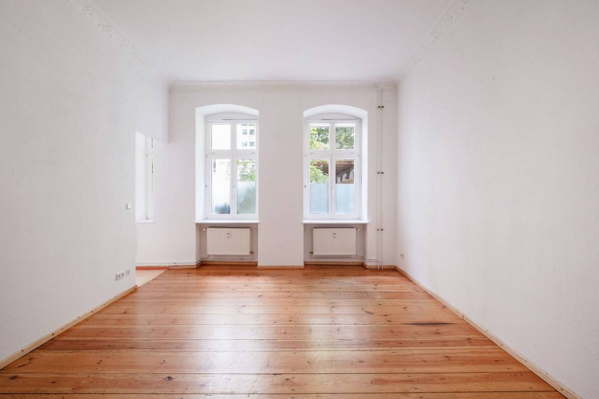 Charmante 1-Zimmer-Altbauwohnung im ruhigen Gartenhaus des Samariterkiezes – 10247 Berlin – Bild 1 von 9