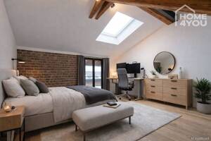 LOFT im luxuriös sanierten Gutshof, 144 qm, 2 SZ, Bad, WC, Einbauküche, Garten&Terrassen, Tiefgarage – 50997 Köln – Vorschaubild 5