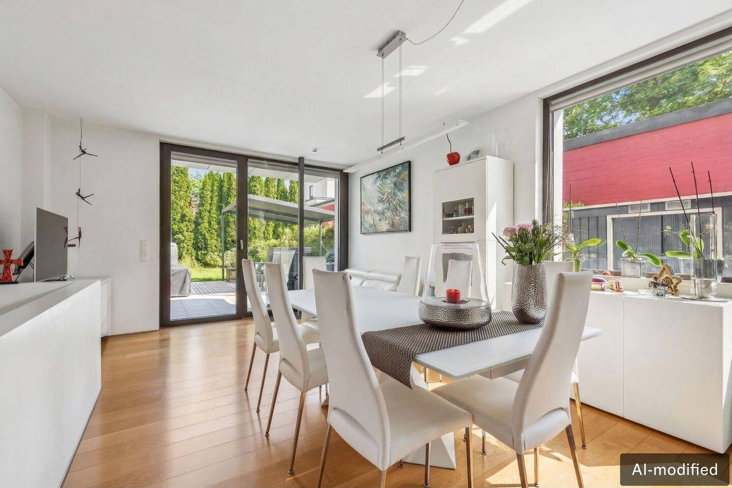 Stilvolle Architektenwohnung mit grünem Refugium und überdachter Sonnenterrasse – Hamburg – Vorschaubild 2