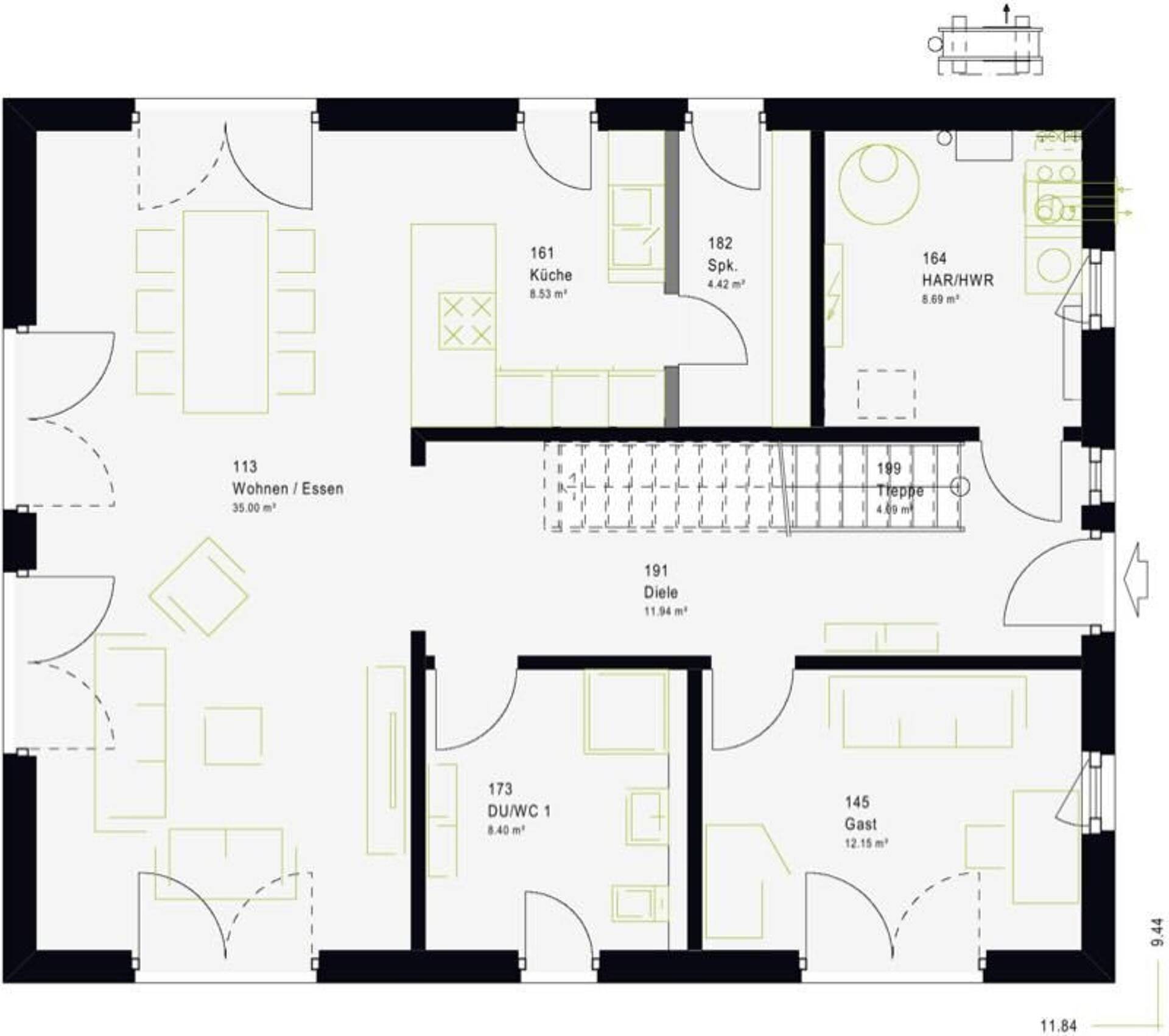 Einfamilienhaus in 72336 Balingen mit 183 m² kaufen