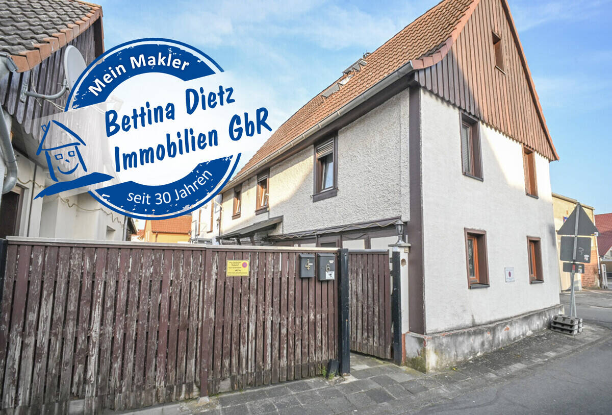 DIETZ: 2 Wohnungen! Haupthaus mit 110qm + Nebengebäude mit 54m² in zentraler Lage von Münster! – 64839 Münster – Bild 1 von 9