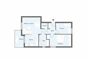 In Spenge: NEUBAU-ETW. kompl. schlüsselfertig. Süd-Westbalkon. Übergabe ab August. – 33739 Bielefeld – Vorschaubild 7