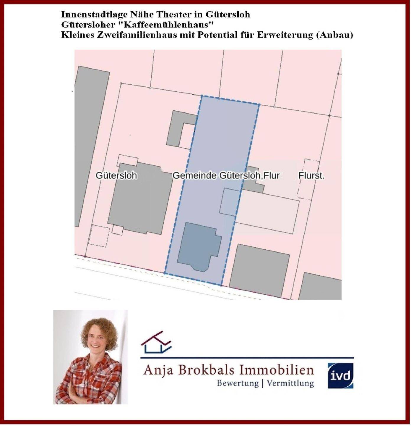 Zentral - ruhig - großes Grundstück_provisionsfrei für Käufer – Gütersloh – Vorschaubild 3