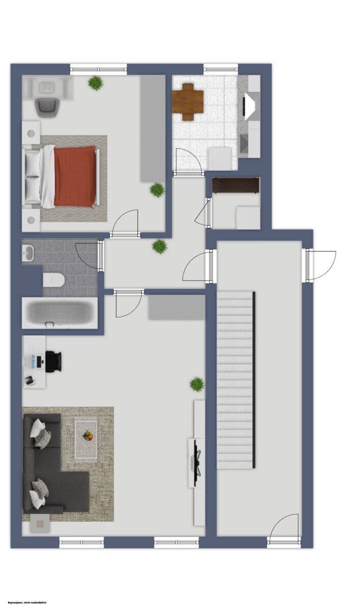 Gepflegte 2-Zimmer-Wohnung in Nürnberg: Super Gelegenheit zur Investition – Nürnberg – Vorschaubild 2
