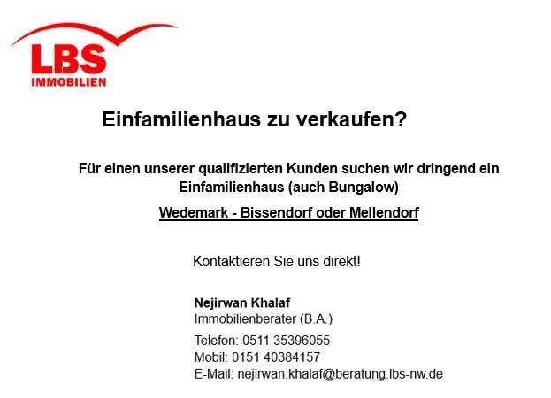 Einfamilienhaus für qualifizierten Käufer gesucht - Wedemark – Wedemark – Bild 1 von 2